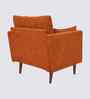 Arihana Boucle Fabric Accent Chair In Blue Colour