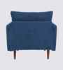 Arihana Boucle Fabric Accent Chair In Blue Colour