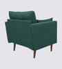 Arihana Boucle Fabric Accent Chair In Blue Colour
