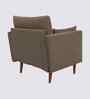 Arihana Boucle Fabric Accent Chair In Blue Colour
