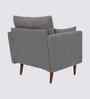 Arihana Boucle Fabric Accent Chair In Blue Colour