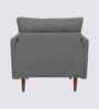 Arihana Boucle Fabric Accent Chair In Blue Colour