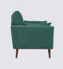 Arihana Boucle Fabric Accent Chair In Blue Colour