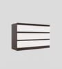 Aris Sideboard In Wenge Brown & White Finish
