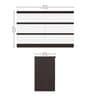 Aris Sideboard In Wenge Brown & White Finish