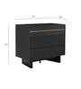 Aristo Chest Of Drawers In Black Colour