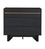 Aristo Chest Of Drawers In Black Colour