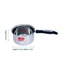 Flat Bottom Stainless Steel Sauce Pan,1 Ltr