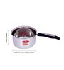 Flat Bottom Stainless Steel Sauce Pan- 1.65 Ltr