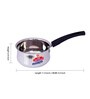 Induction Bottom Stainless Steel Sauce Pan,750ML