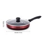 26.5cm Non-Stick Fry Pan with Glass Lid