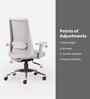 Aristo Ergonomic Chair In Grey Finish