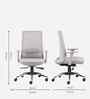 Aristo Ergonomic Chair In Grey Finish