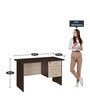 Aristo Office Table in Walnut finish