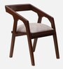 Aristo Teak Wood Arm Chair In Brown Finish (Set of 2)