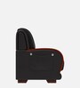 Aristocrat Advance Leatherette 1 Seater Sofa In Black Colour