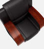 Aristocrat Advance Leatherette 1 Seater Sofa In Black Colour