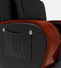 Aristocrat Advance Leatherette 1 Seater Sofa In Black Colour