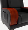 Aristocrat Advance Leatherette 1 Seater Sofa In Black Colour