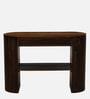 Arivu Mango Wood Console Table In Walnut Finish