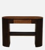 Arivu Mango Wood Console Table In Walnut Finish