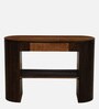 Arivu Mango Wood Console Table In Walnut Finish