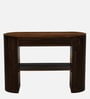 Arivu Mango Wood Console Table In Walnut Finish