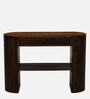 Arivu Mango Wood Console Table In Walnut Finish
