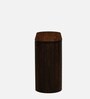 Arivu Mango Wood Console Table In Walnut Finish