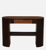 Arivu Mango Wood Console Table In Walnut Finish