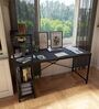 Arkane Multipurpose Table Study In All Black Finish