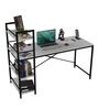 Arkane Multipurpose Table Study In Industrial White with Black Frame Finish