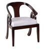 Arlaxa Solid Wood Arm Chair in Brown Finish (Set Of 2)