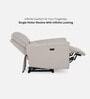 Arlington 1 Seater Beige Colour Motorized Recliner In Matte Finish Arlington 1 Seater Beige Colour Motorized Recliner In Matte Finish