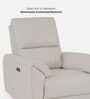 Arlington 1 Seater Beige Colour Motorized Recliner In Matte Finish Arlington 1 Seater Beige Colour Motorized Recliner In Matte Finish