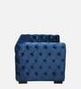 Arlo Velvet 1 Seater Sofa In Royal Blue Colour
