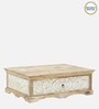 Arlot Solid Wood Rectangular Coffee Table In Scratch Resistant Natural Finish