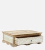 Arlot Solid Wood Rectangular Coffee Table In Scratch Resistant Natural Finish