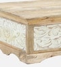 Arlot Solid Wood Rectangular Coffee Table In Scratch Resistant Natural Finish