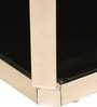 Armada Stainless Steel Center Table in Black Colour