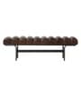 Armand Bench In Dark Brown Color