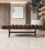 Armand Bench In Dark Brown Color