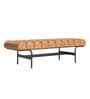 Armand Bench In Rust Brown Color