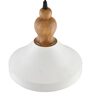 Armando White Metal Hanging Light