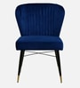 Armante Fabric Dining Chair In Blue Colour