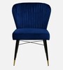 Armante Fabric Dining Chair In Blue Colour