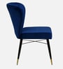 Armante Fabric Dining Chair In Blue Colour
