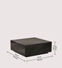 Armany Crest Sculpted Cylindrical Harmony with Architectural Groove Detailing in Black Colour