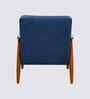 Armari Boucle Fabric Arm Chair In Blue Colour