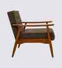 Armari Boucle Fabric Arm Chair In Brown Colour